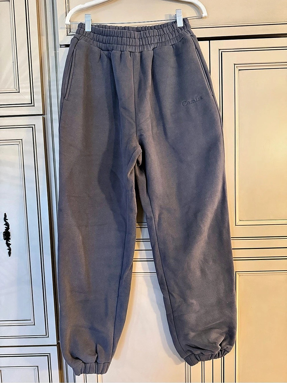NWT Authentic Comfrt Signature Sweatpants Jogger in Steel Gray Medium KJHU03